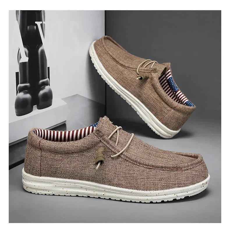 Mocasines de malla para hombre, zapatos vulcanizados de otoño para hombre, transpirables, ligeros, para senderismo, deportes al aire libre, calzado abierto Scarpa Aperta