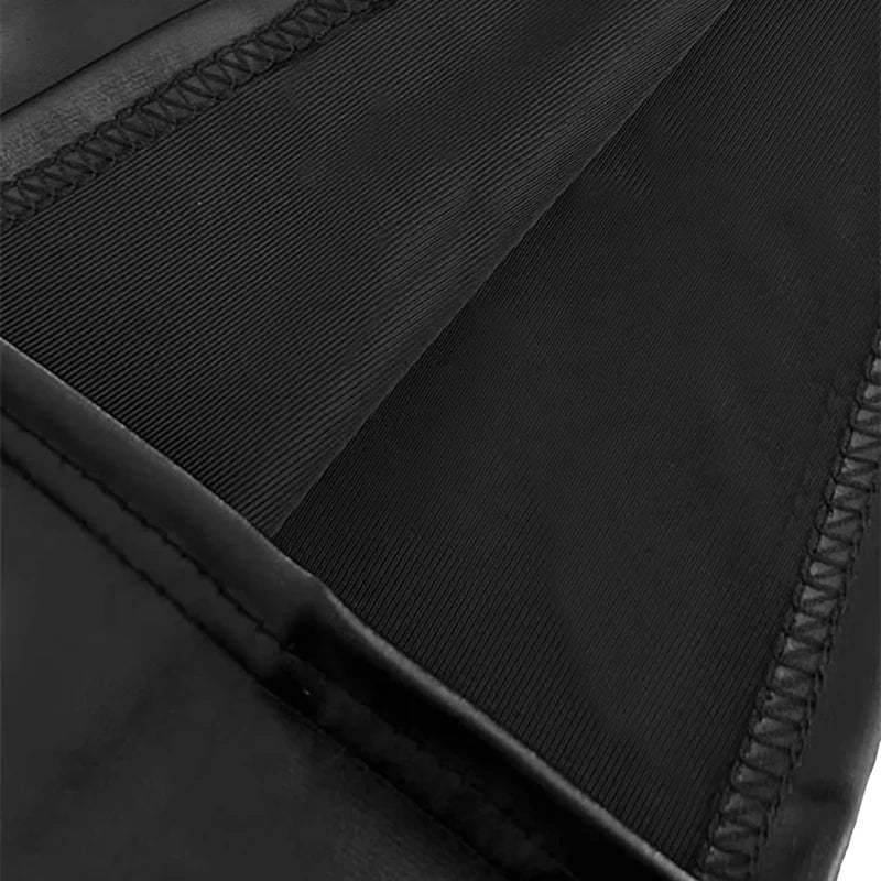 Minifalda corta elástica multiusos para mujer, falda de piel sintética, falda skater de cintura alta, ideal para el trabajo y discotecas.