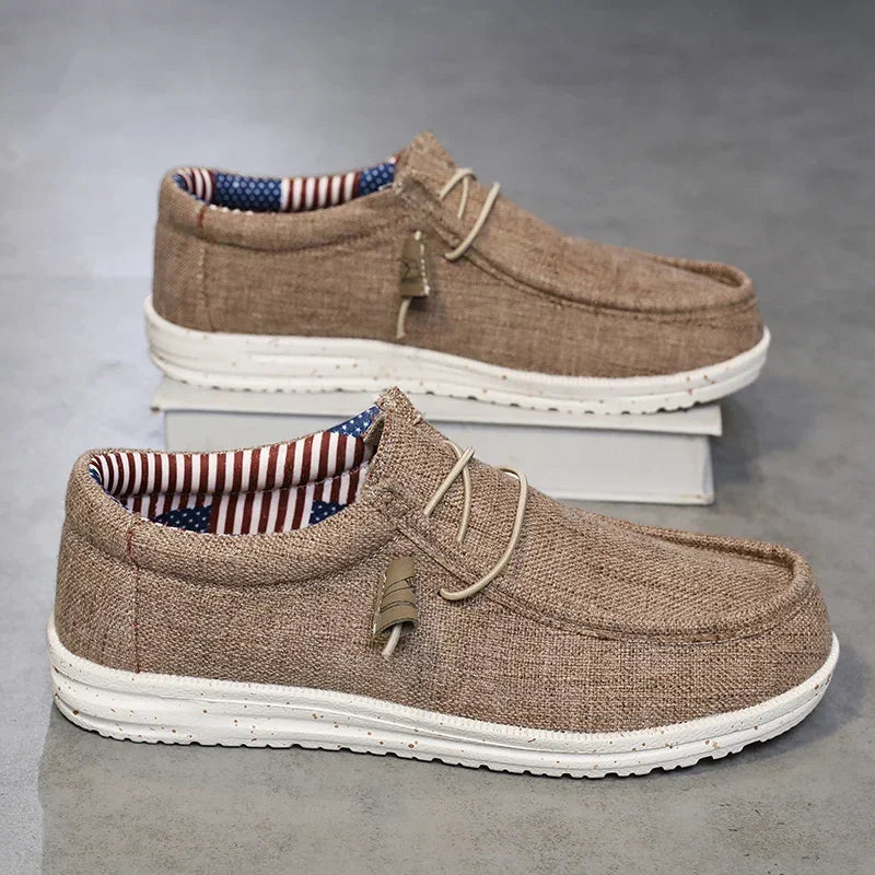 Mocasines de malla para hombre, zapatos vulcanizados de otoño para hombre, transpirables, ligeros, para senderismo, deportes al aire libre, calzado abierto Scarpa Aperta