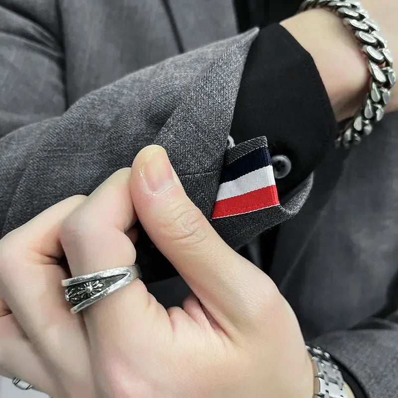(Terno + Calças) Terno de Noivo de Duas Peças de Alta Qualidade, Casamento, Terno de Alta Qualidade, Negócios, Casual, Banquete, Tudo, Traje Homme De Luxe