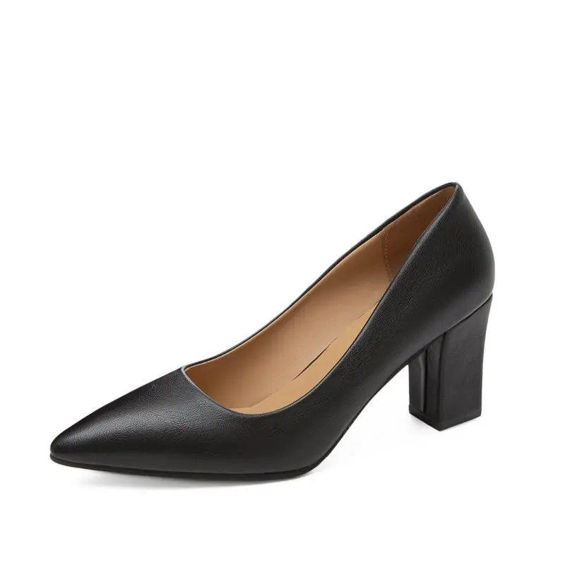 New high heel shoes, pointy toe, patent leather, high heel, elegant, women, thin heel, platform, work shoes
