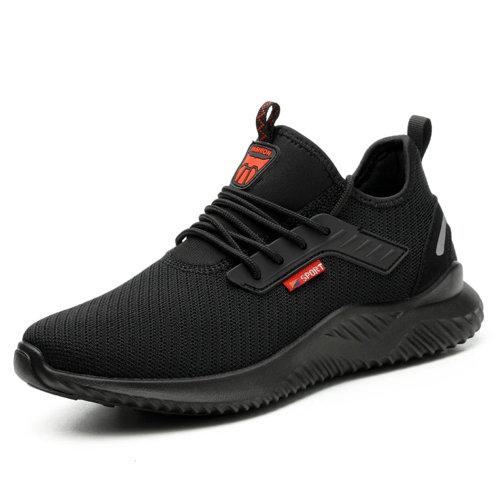 Zapatillas de trabajo, zapatos con punta de acero, zapatos de seguridad para hombres, zapatos de trabajo a prueba de pinchazos, botas, calzado indestructible de moda, seguridad