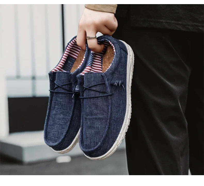 Mocasines de malla para hombre, zapatos vulcanizados de otoño para hombre, transpirables, ligeros, para senderismo, deportes al aire libre, calzado abierto Scarpa Aperta