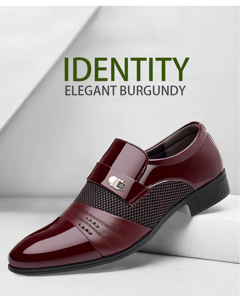 Zapatos Oxford de lujo para hombre, zapatos de boda lacados, zapatos de vestir de punta puntiaguda para hombre, zapatos de negocios clásicos de cuero para hombre, talla grande 38-48
