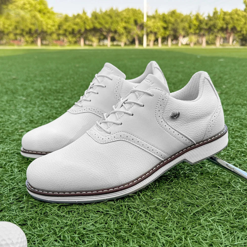 Zapatos de golf nuevos, zapatillas de golf de lujo para exteriores, tallas grandes 39-49, calzado deportivo para exteriores.