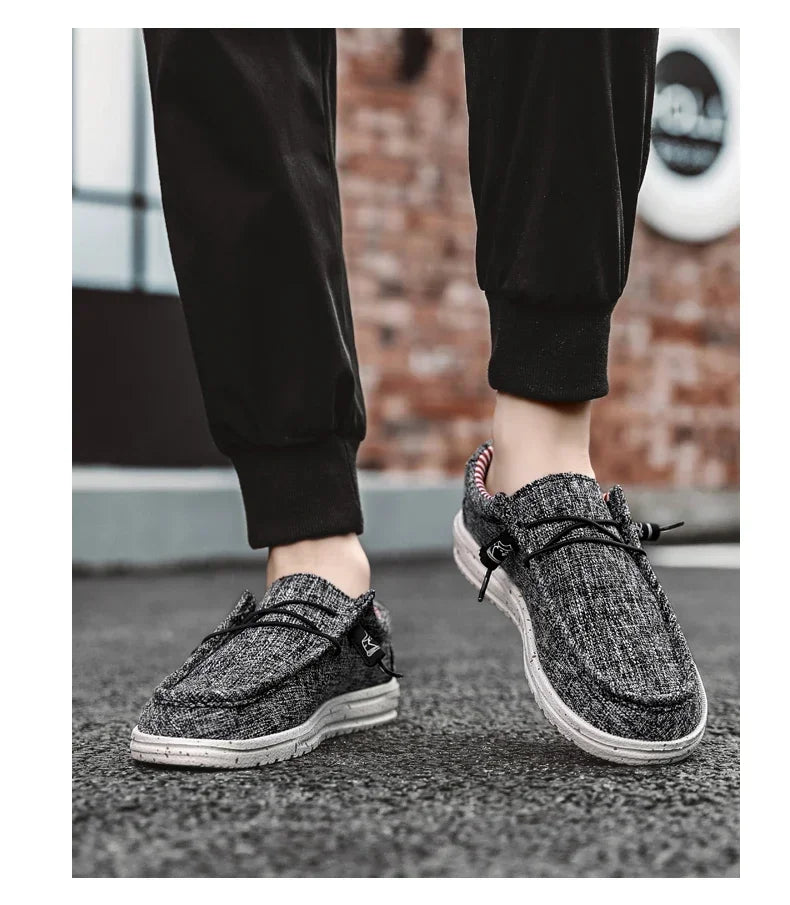 Mocasines de malla para hombre, zapatos vulcanizados de otoño para hombre, transpirables, ligeros, para senderismo, deportes al aire libre, calzado abierto Scarpa Aperta