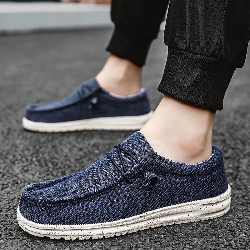 Mocasines de malla para hombre, zapatos vulcanizados de otoño para hombre, transpirables, ligeros, para senderismo, deportes al aire libre, calzado abierto Scarpa Aperta