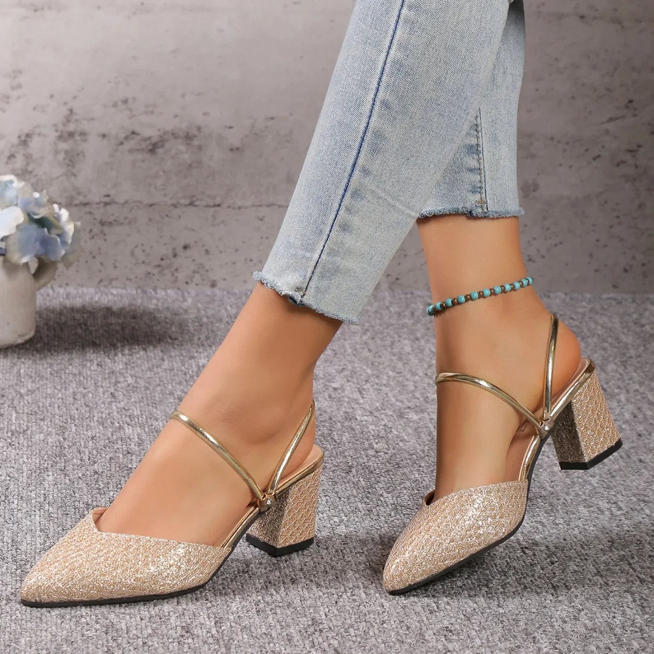 Sandalias de tacón bajo para mujer, moda de verano, tacones altos, planos, sandalias de diseñador para mujer, zapatos de lujo para mujer, zapatos de fiesta de boda