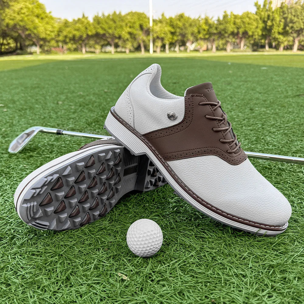 Zapatos de golf nuevos, zapatillas de golf de lujo para exteriores, tallas grandes 39-49, calzado deportivo para exteriores.
