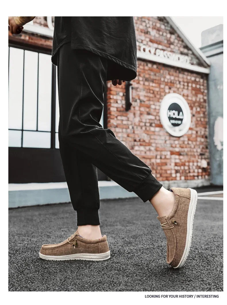 Mocasines de malla para hombre, zapatos vulcanizados de otoño para hombre, transpirables, ligeros, para senderismo, deportes al aire libre, calzado abierto Scarpa Aperta
