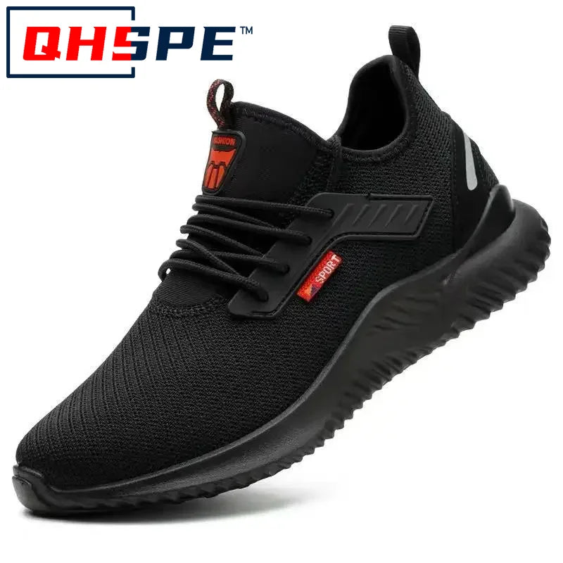 Zapatillas de trabajo, zapatos con punta de acero, zapatos de seguridad para hombres, zapatos de trabajo a prueba de pinchazos, botas, calzado indestructible de moda, seguridad
