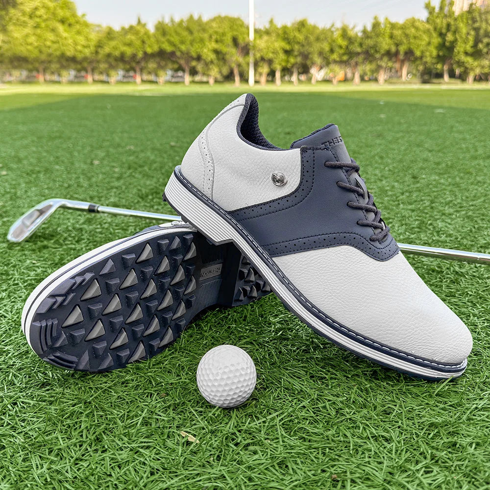 Zapatos de golf nuevos, zapatillas de golf de lujo para exteriores, tallas grandes 39-49, calzado deportivo para exteriores.