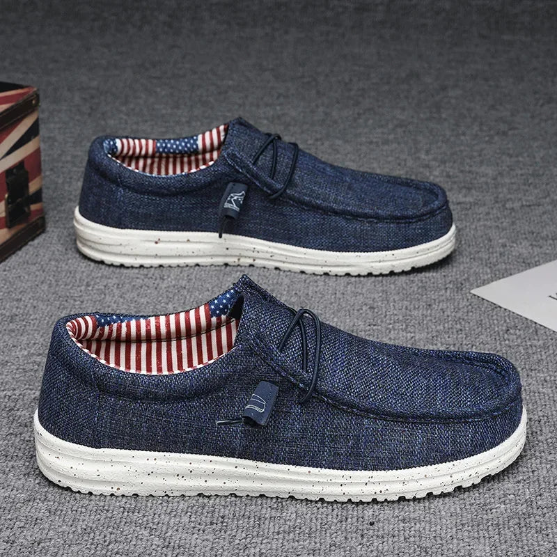 Mocasines de malla para hombre, zapatos vulcanizados de otoño para hombre, transpirables, ligeros, para senderismo, deportes al aire libre, calzado abierto Scarpa Aperta