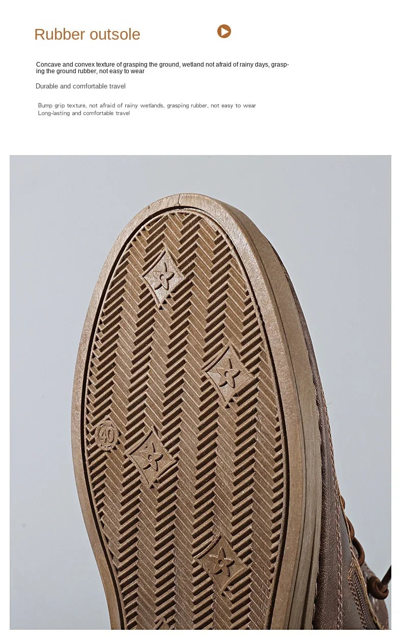 Botas masculinas de inverno, sapatos de couro de cano alto da moda, sapatos de algodão, botas de cano curto da moda, sapatos casuais para negócios e atividades ao ar livre, tênis masculinos novos