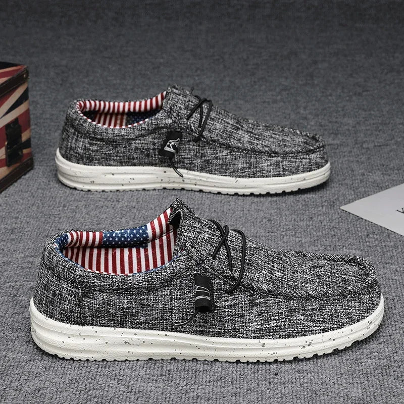 Mocasines de malla para hombre, zapatos vulcanizados de otoño para hombre, transpirables, ligeros, para senderismo, deportes al aire libre, calzado abierto Scarpa Aperta