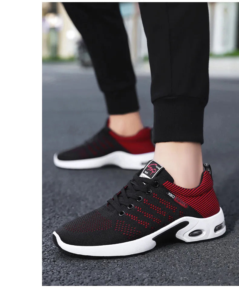 Zapatillas deportivas para hombre 2025, nuevas zapatillas para hombre con cordones, zapatillas ligeras y casuales.