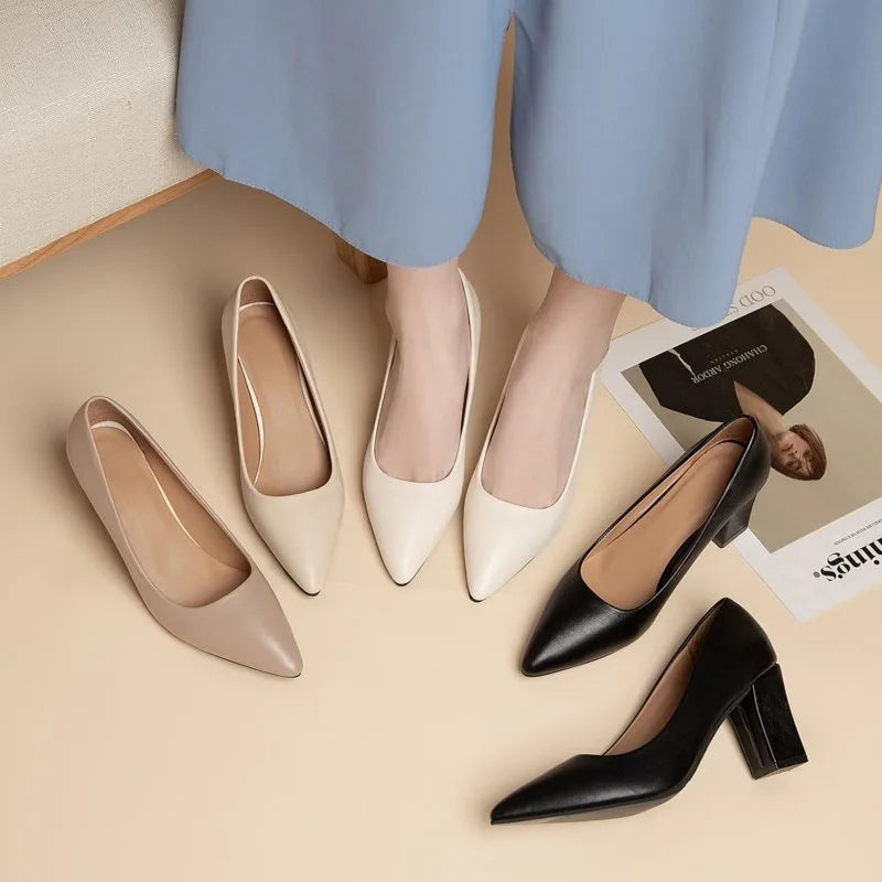 Zapatos de tacón alto nuevos, punta puntiaguda, charol, tacón alto, elegantes, mujer, tacón fino, plataforma, zapatos de trabajo