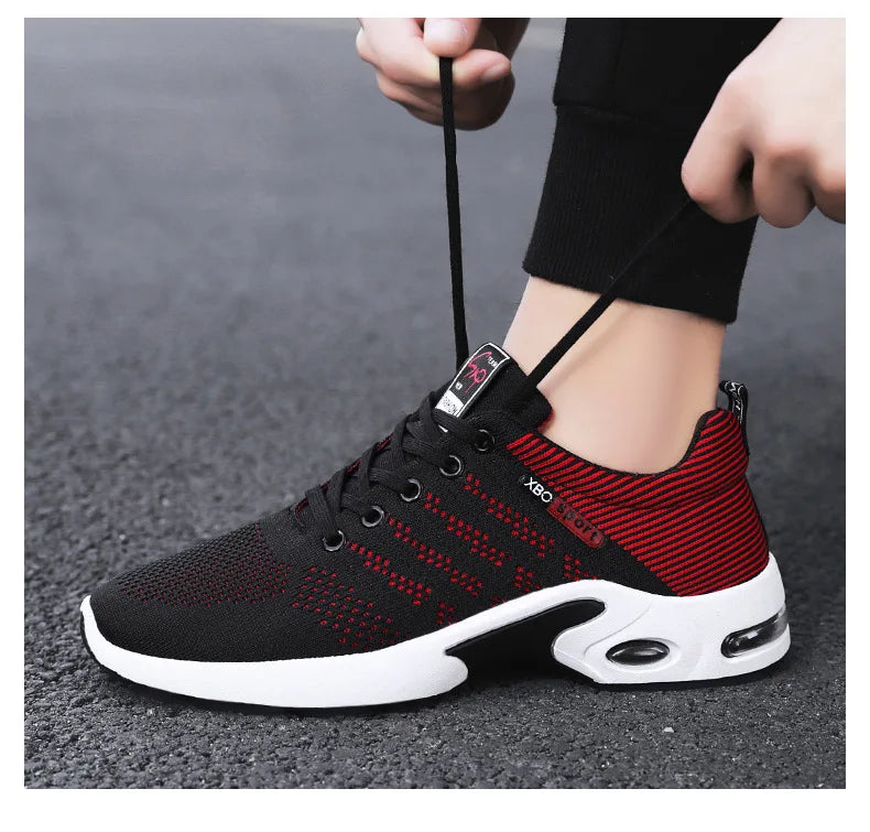 Zapatillas deportivas para hombre 2025, nuevas zapatillas para hombre con cordones, zapatillas ligeras y casuales.