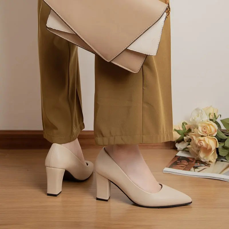 Zapatos de tacón alto nuevos, punta puntiaguda, charol, tacón alto, elegantes, mujer, tacón fino, plataforma, zapatos de trabajo