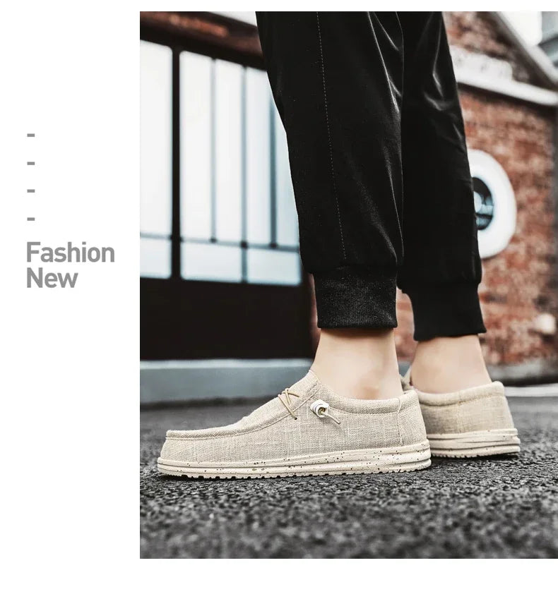 Mocasines de malla para hombre, zapatos vulcanizados de otoño para hombre, transpirables, ligeros, para senderismo, deportes al aire libre, calzado abierto Scarpa Aperta