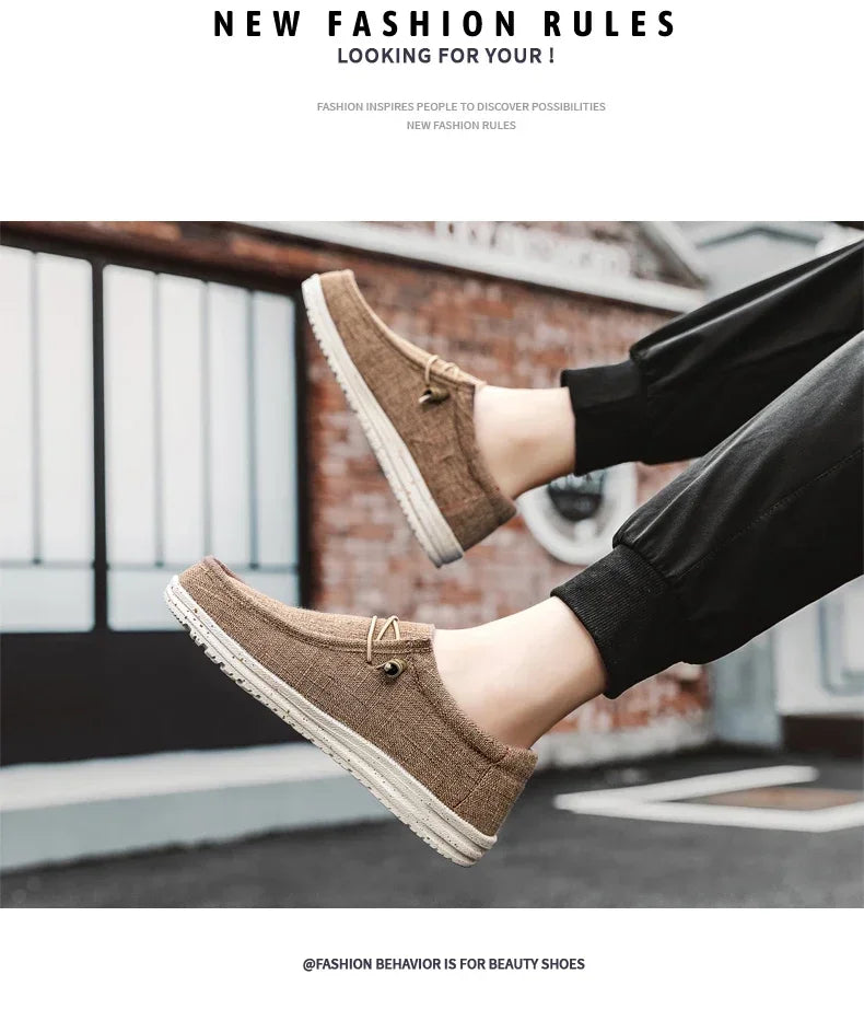 Mocasines de malla para hombre, zapatos vulcanizados de otoño para hombre, transpirables, ligeros, para senderismo, deportes al aire libre, calzado abierto Scarpa Aperta