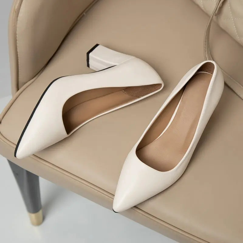 Zapatos de tacón alto nuevos, punta puntiaguda, charol, tacón alto, elegantes, mujer, tacón fino, plataforma, zapatos de trabajo