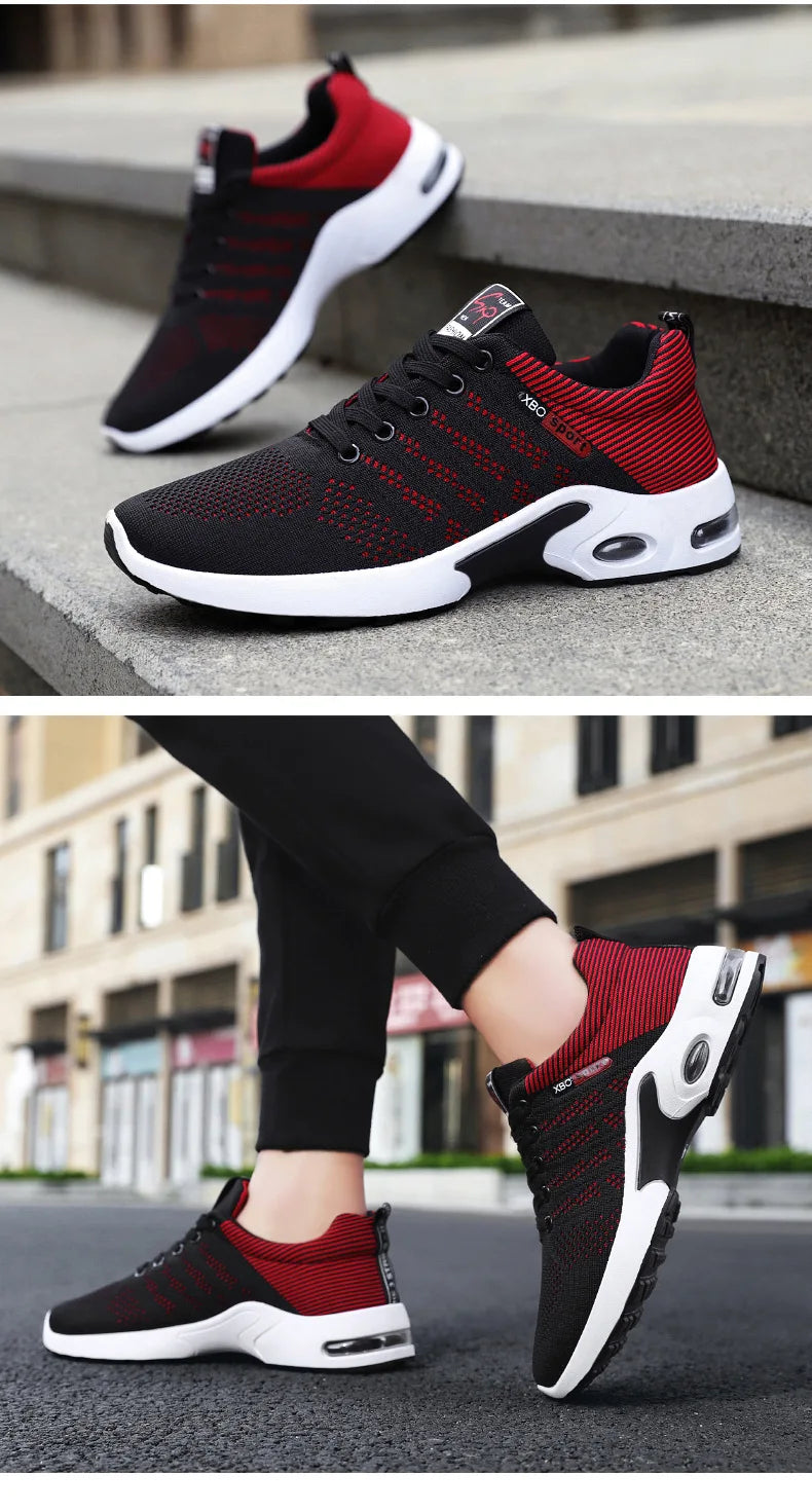 Zapatillas deportivas para hombre 2025, nuevas zapatillas para hombre con cordones, zapatillas ligeras y casuales.
