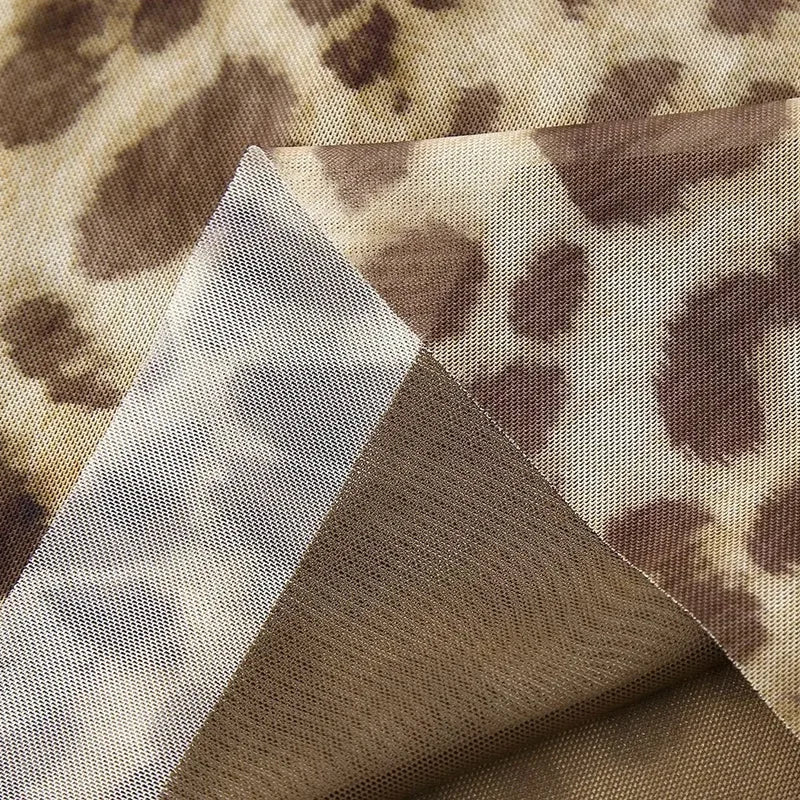 TRAF Saias Longas de Leopardo Femininas 2024 Primavera Verão Outono Elegante Festa Estampada Saias Femininas Moda Casual Escritório Saias Midi