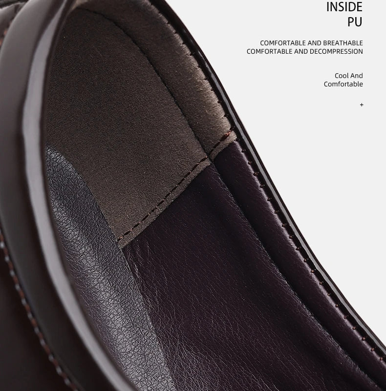 Zapatos Oxford de lujo para hombre, zapatos de boda lacados, zapatos de vestir de punta puntiaguda para hombre, zapatos de negocios clásicos de cuero para hombre, talla grande 38-48