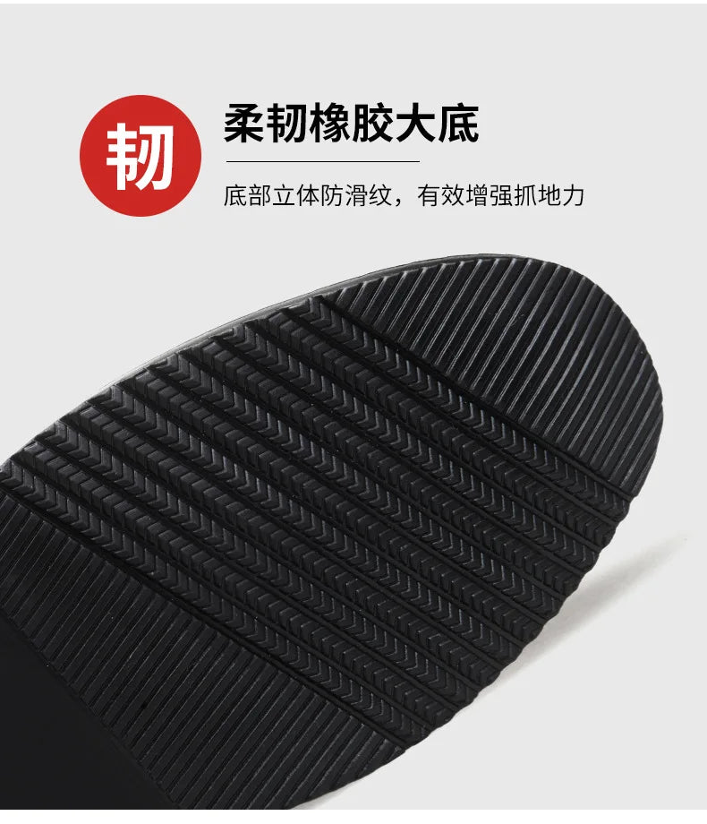 Zapatos formales de cuero de marca de lujo para hombre, mocasines transpirables sin cordones, color negro, talla grande 38-46
