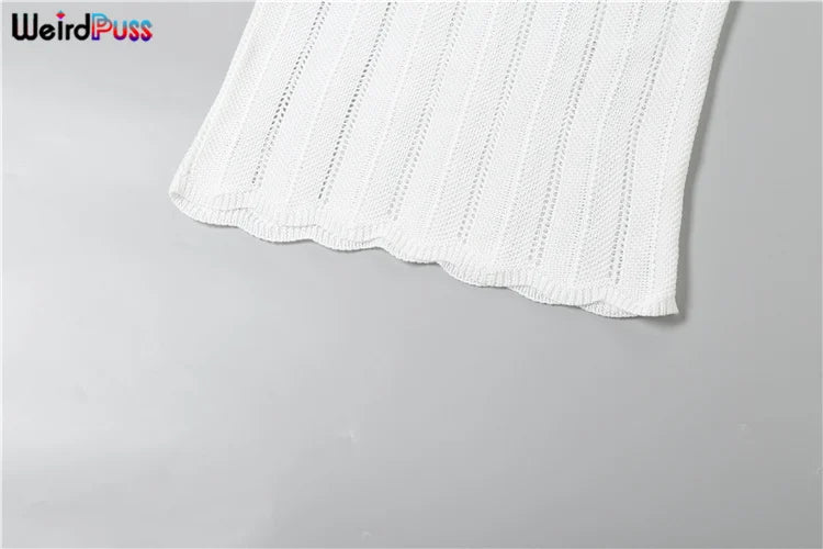 Vestido sexy y elegante con cuello halter para mujer, de verano, sin espalda, con cordones, con bloques de color, sin mangas, moderno, para discoteca, moda salvaje.