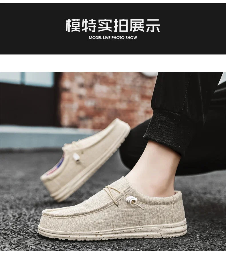 Mocasines de malla para hombre, zapatos vulcanizados de otoño para hombre, transpirables, ligeros, para senderismo, deportes al aire libre, calzado abierto Scarpa Aperta