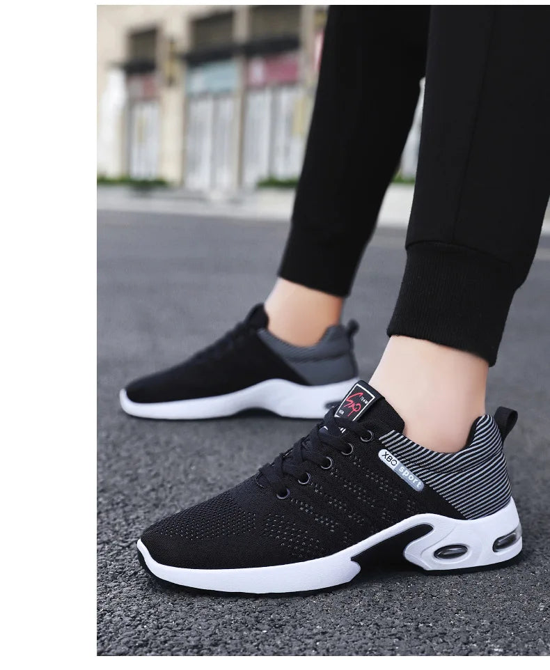 Zapatillas deportivas para hombre 2025, nuevas zapatillas para hombre con cordones, zapatillas ligeras y casuales.