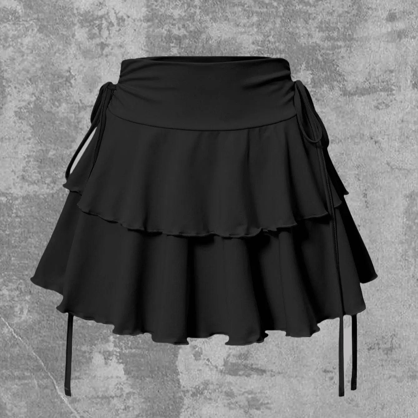 New solid color skirt women's 2025 summer fashion versatile high waist slim fit elastic waist short skirt products in stock