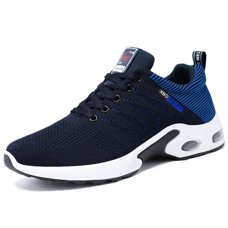 Zapatillas deportivas para hombre 2025, nuevas zapatillas para hombre con cordones, zapatillas ligeras y casuales.