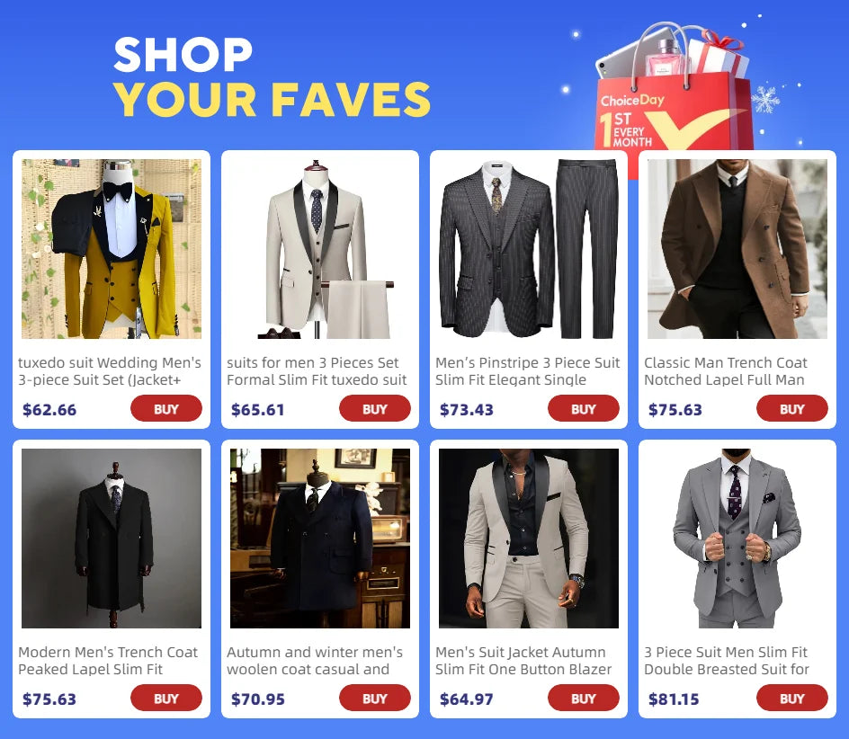 Traje de tres piezas para hombre, elegante frac de cuello alto con solapa, ideal para fiesta, boda, novio, graduación (chaqueta + chaleco + pantalones)