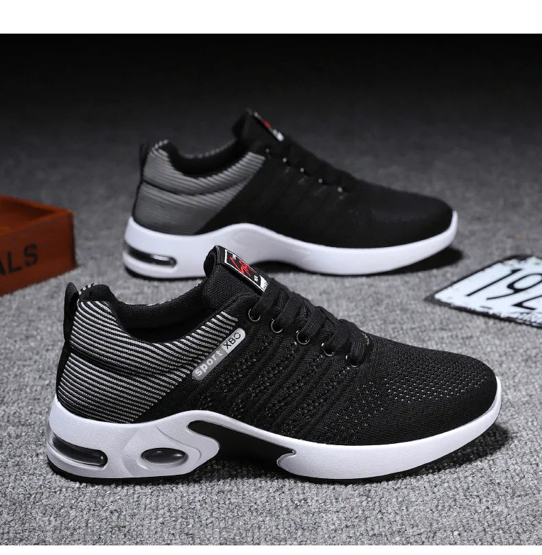 Zapatillas deportivas para hombre 2025, nuevas zapatillas para hombre con cordones, zapatillas ligeras y casuales.