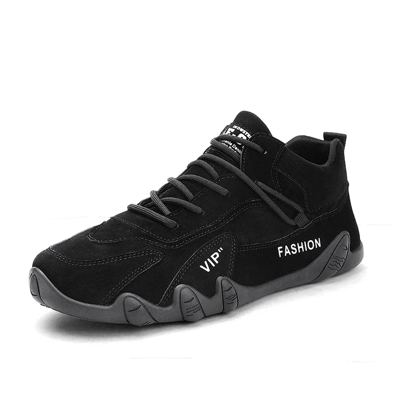 Botines para hombre, primavera 2024, zapatillas informales para hombre, antideslizantes, color caqui, zapatos de trabajo para hombre, botas cortas, mocasines con cordones, zapatillas para hombre